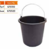 سطل اسود لتر 10 مستورد 6751120